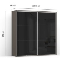 DRESSING LEX 221-218-66 D GRI/CZP